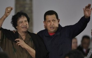 Moammar Gadhafi, Hugo Chavez