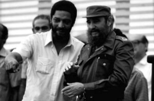 Maurice Bishop and Fidel Castro